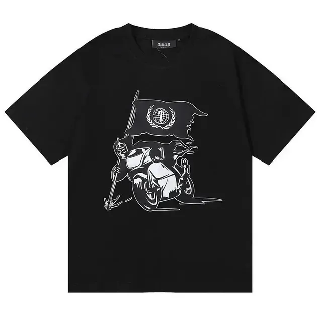 Trapstar Graphic Tee Flag Rider Print
