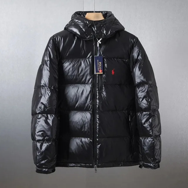 Polo Ralph Lauren Puffer Jacket Glossy Black
