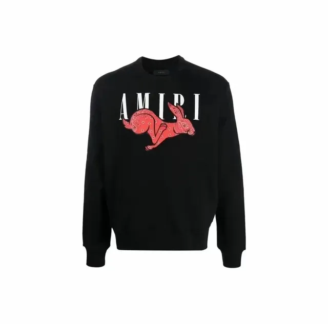 Amiri Crewneck Sweatshirt Rabbit Logo