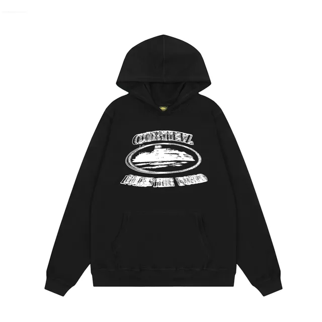 Corteiz Hoodie Distressed Logo Print