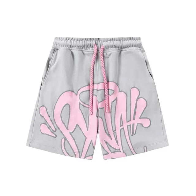 Syna World Graffiti Shorts Pink Outline Logo