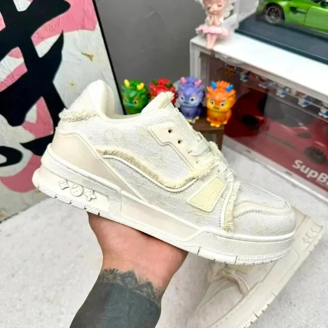 Louis Vuitton LV Trainer Monogram Denim