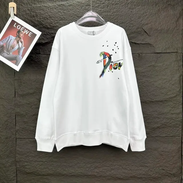 Dior Crewneck Sweatshirt Painted Logo