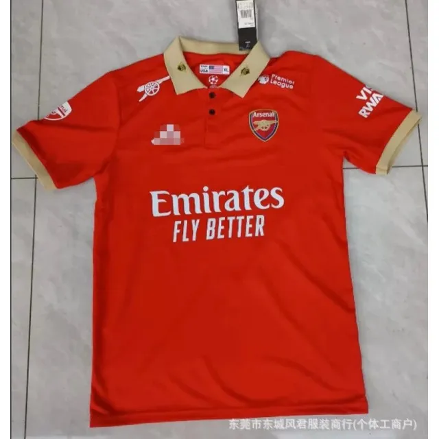 阿森纳红polo