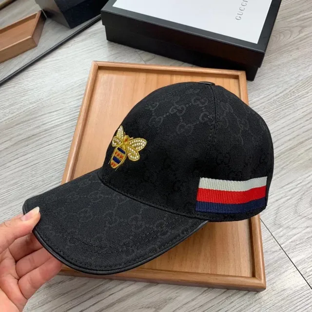 Gucci Baseball Cap Bee Embroidery
