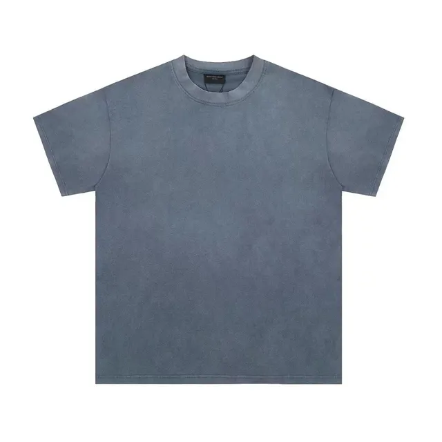 Balenciaga Cotton Tee Washed Grey
