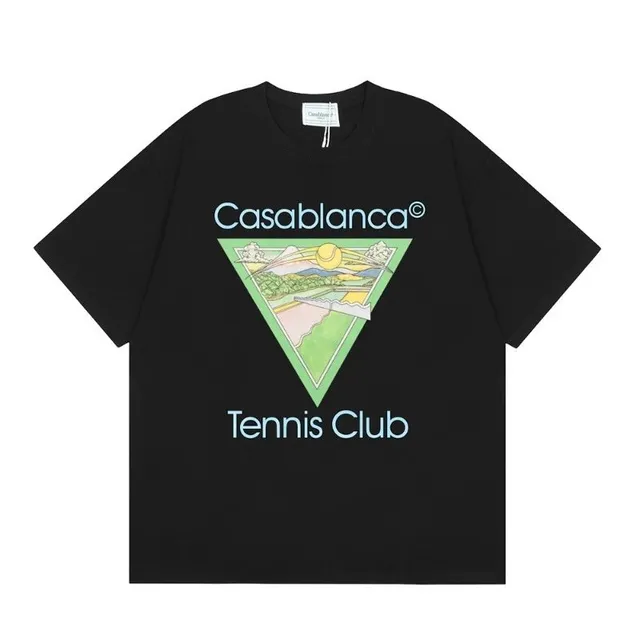 Casablanca Tennis Club Tee Triangle Graphic