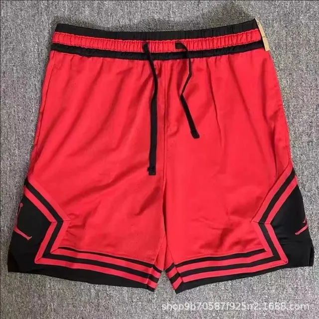 Jordan Basketball Shorts Fire Red Black