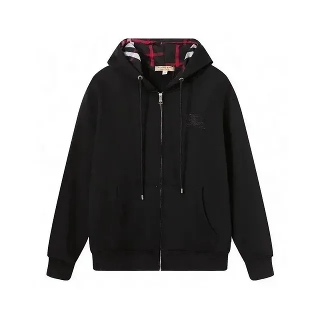 Burberry Zip-Up Hoodie Checkered Lining
