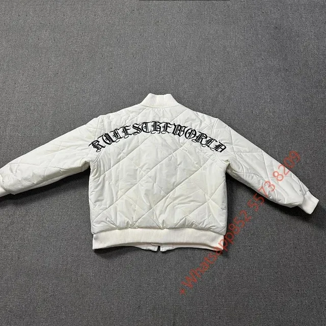 Broken Planet Quilted Bomber Jacket BP Logo Back