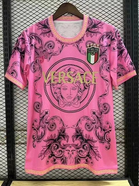 Versace Italy National Team Jersey Baroque Print