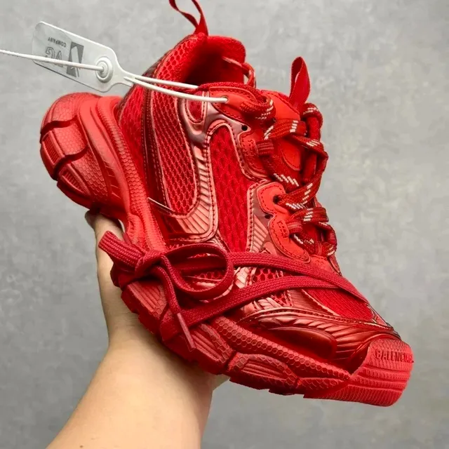 Balenciaga Triple S Monochrome Red