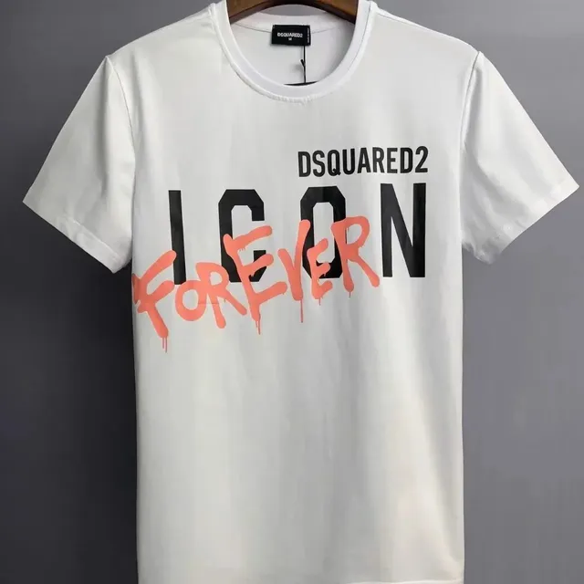 Dsquared2 Icon Forever Tee Dripping Paint Graphic