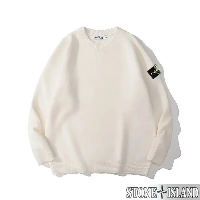 Stone Island Crewneck Sweater Logo Patch