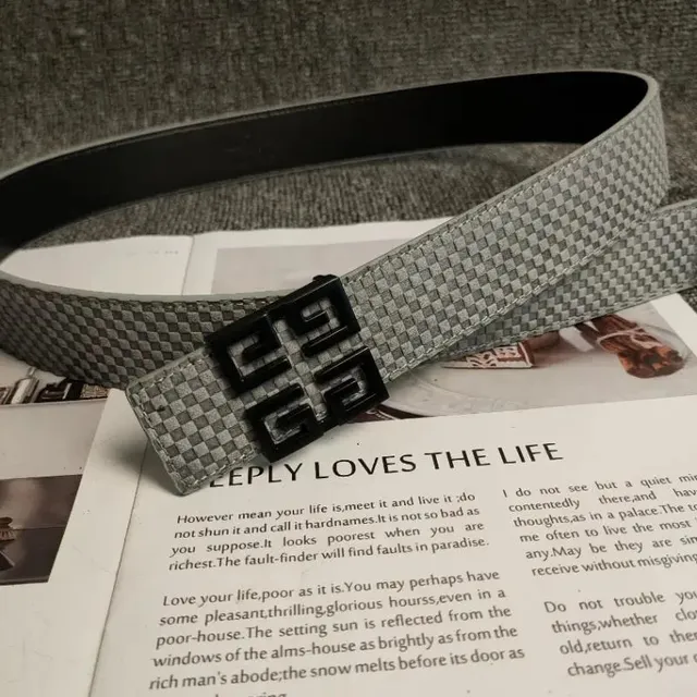 Givenchy 4G Belt Checkered