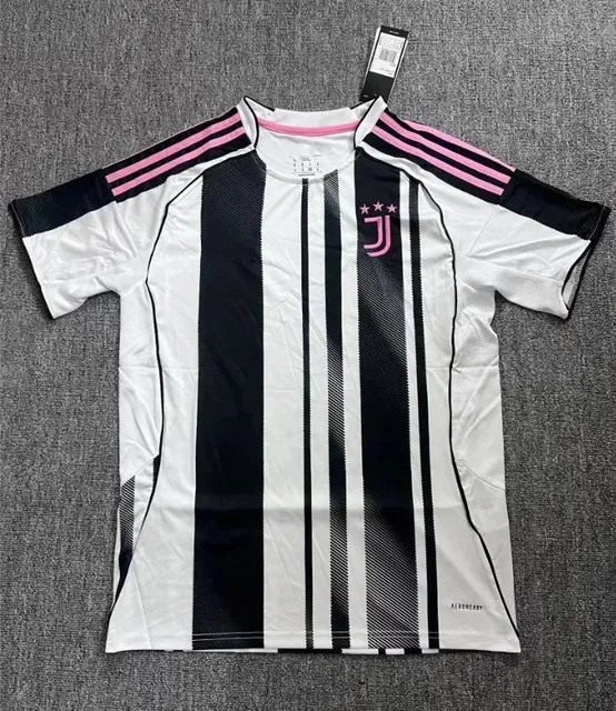 Adidas Juventus Home Jersey 2023/24 Pink Trim