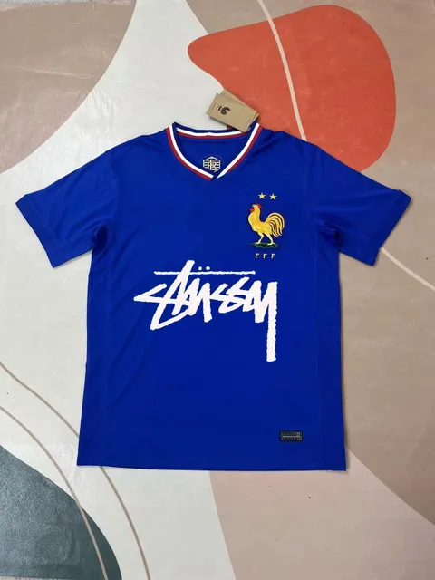 Stüssy France National Team Jersey Stussy Collaboration