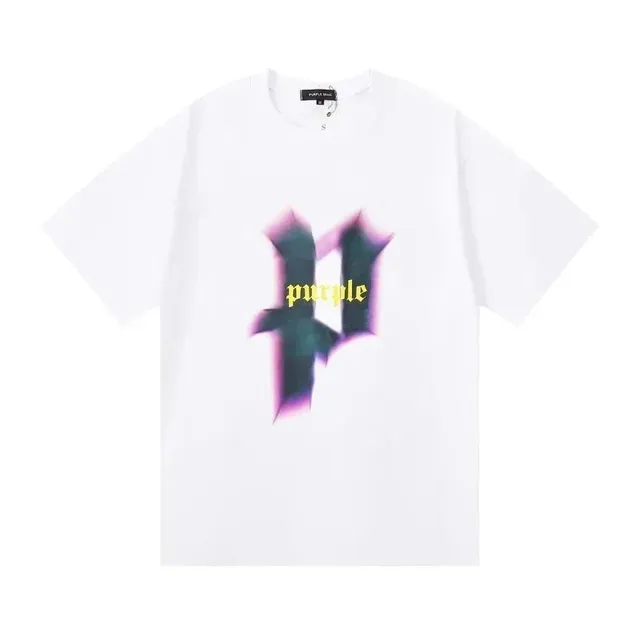 Purple Brand Graphic Tee Purple Logo Print