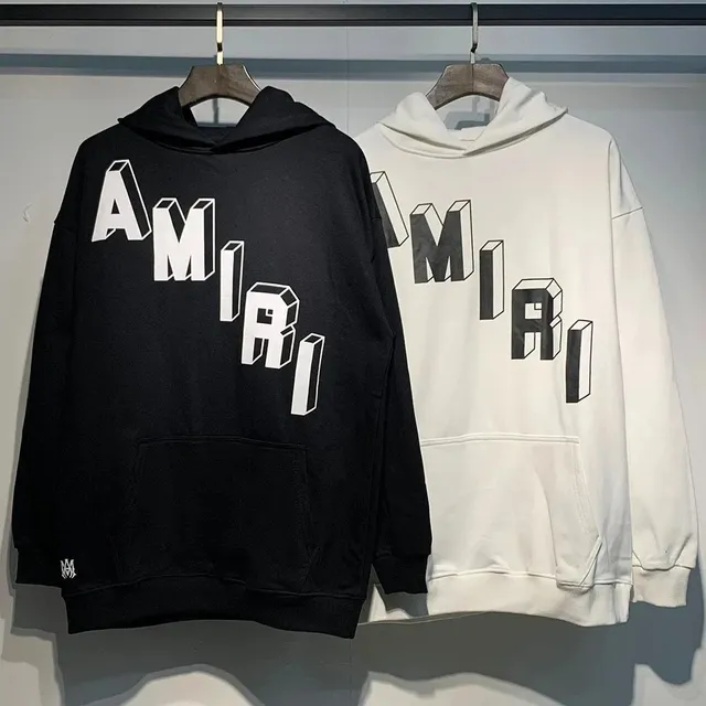 Amiri Hooded Sweatshirt 3D Logo Print