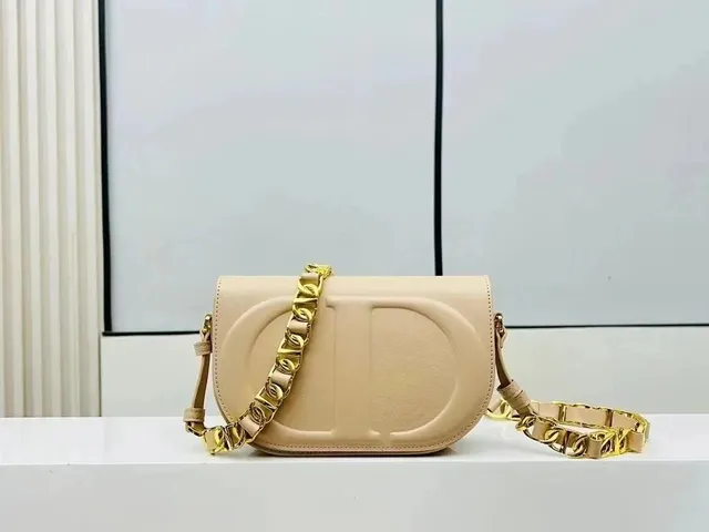 Dior Saddle Bag Gold Chain