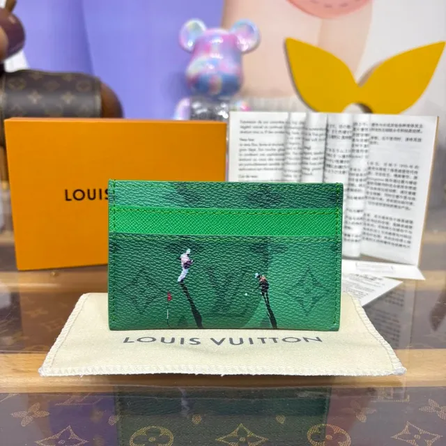 Louis Vuitton Card Holder Golf Print