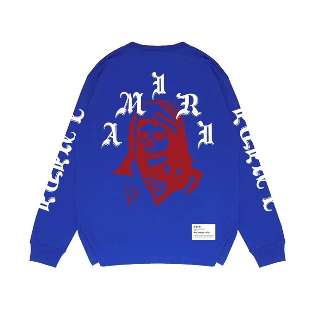 Amiri Long Sleeve Tee Skull Graphic