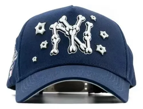 MLB × Chrome Hearts 59FIFTY Cap NY Bones Embroidery