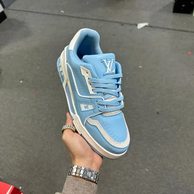 Louis Vuitton LV Trainer Pastel Blue