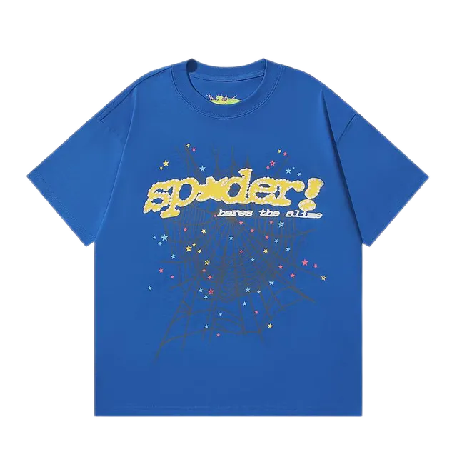Sp5der Graphic Tee Spider Web Stars