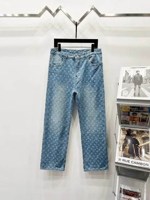 Louis Vuitton Monogram Jeans All-Over LV Print