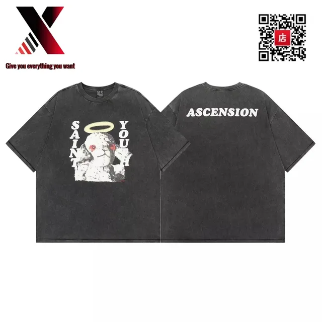 Saint Laurent Graphic T-Shirt Saint Youth Print