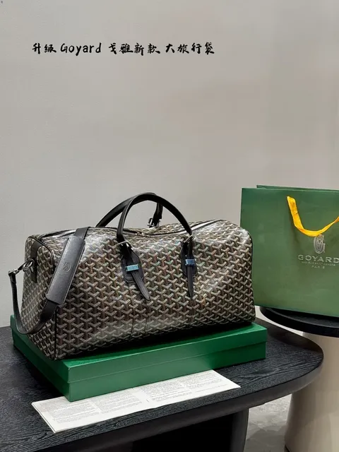 Goyard Saint Louis Duffle Goyardine Canvas
