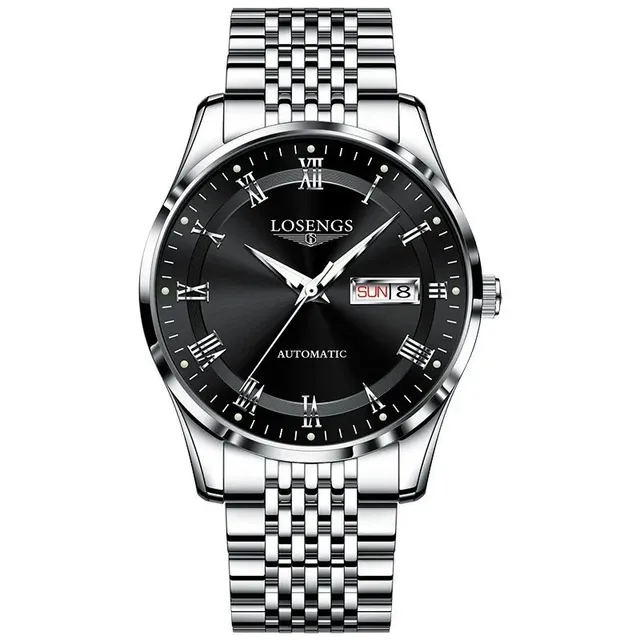 Rolex Automatic Watch Black Dial with Roman Numerals