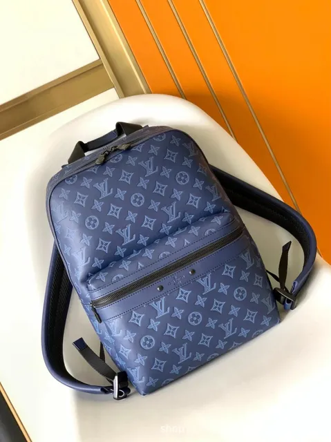 Louis Vuitton Monogram Backpack Blue Monogram