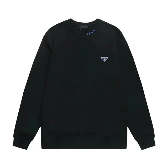Prada Crewneck Sweatshirt Logo Embroidery