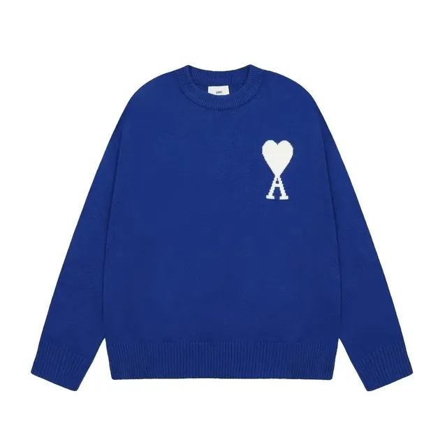 AMI Paris Knit Sweater Heart Logo