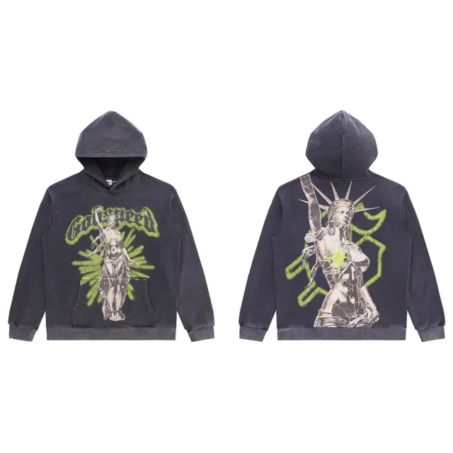 Hoodie Statue of Liberty Print