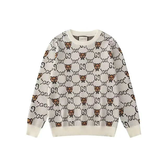 Gucci Knit Sweater Bee and GG Pattern