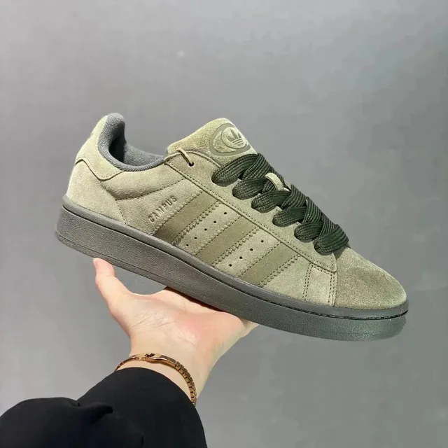 Adidas Campus Olive Suede