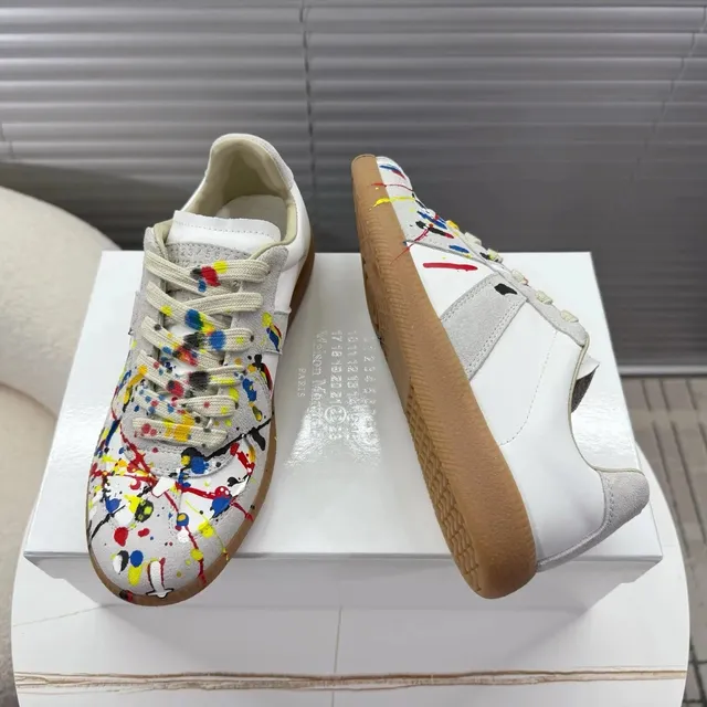 Maison Margiela Tabi Sneaker Paint Splatter
