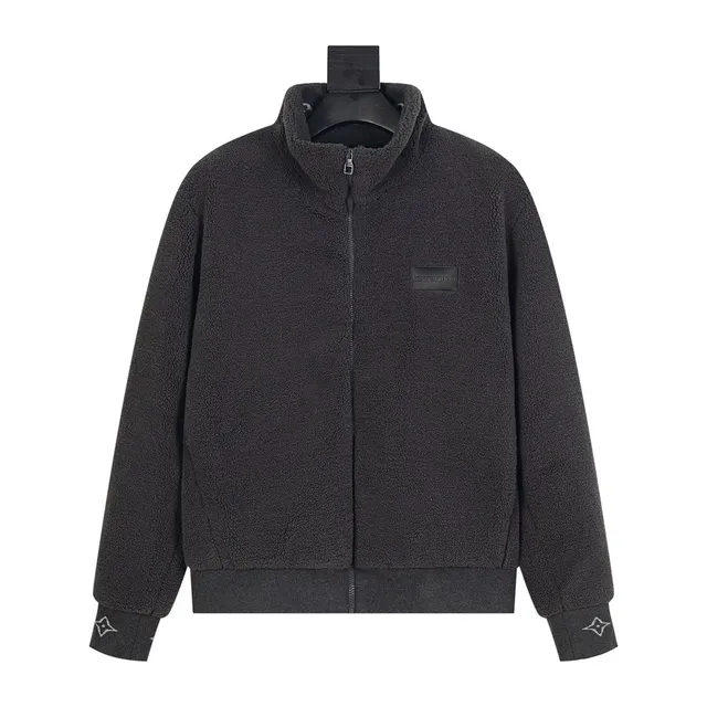 Louis Vuitton Fleece Jacket Monogram Patch