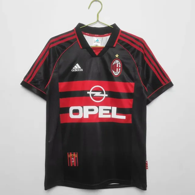 Adidas AC Milan Home Jersey 1998-99 Opel Sponsor