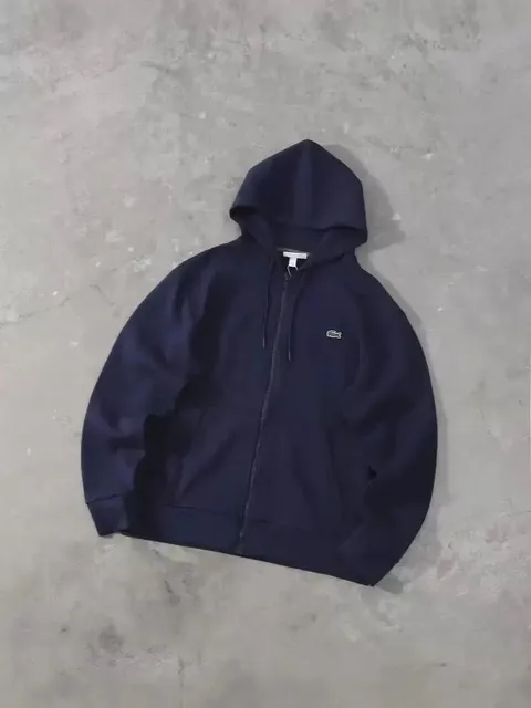 Lacoste Zip-Up Hoodie Classic Croc Logo