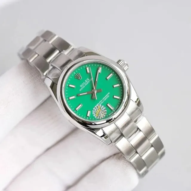 Rolex Oyster Perpetual Stella Green Dial