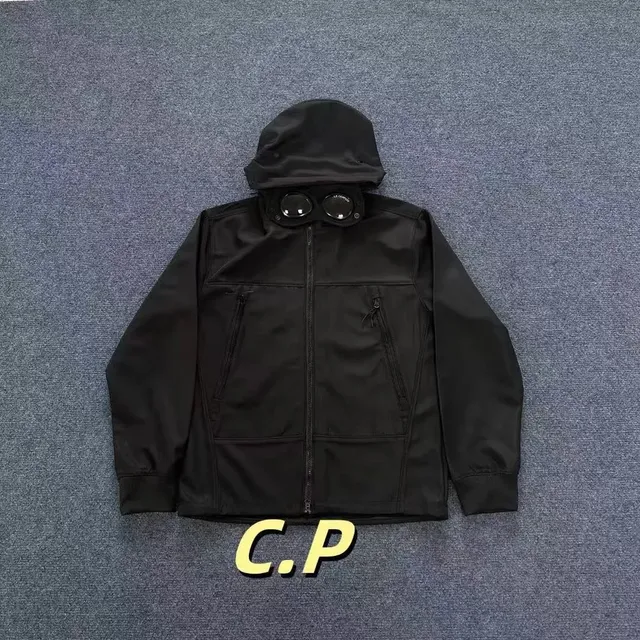 C.P. Company Goggle Jacket Solid Black
