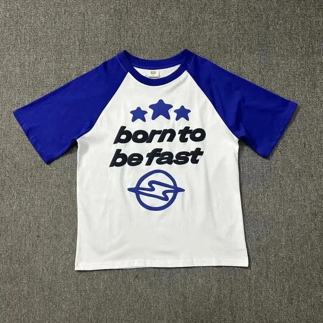 Broken Planet Raglan Tee Born to Be Fast