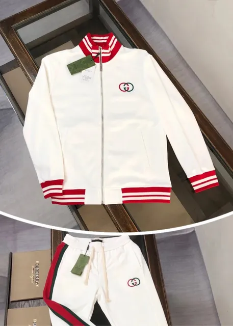 Gucci Track Jacket and Joggers Set Web Stripe