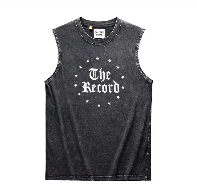 Gallery Dept. Sleeveless Tee The Record Print
