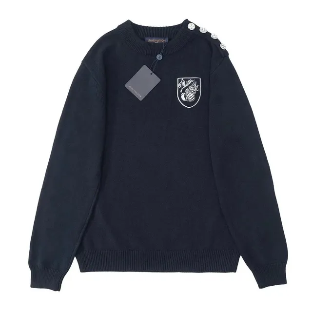Louis Vuitton Knit Sweater Shield Embroidery