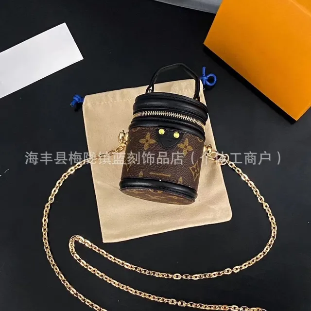 水桶老花款包